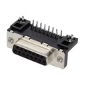 D15S13A6GX00LF - CONN D-SUB RCPT 15POS R/A SLDR