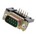 DEM09P500 - CONN D-SUB PLUG 9POS R/A SLDR