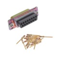 205409-2 - CONN D-SUB PLUG 15POS CRIMP