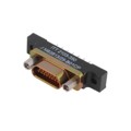 M83513/25-B01CP - 15 POS RCPT STRAIGHT PCB CD PLTD