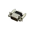 DE09-PE-1-BL-JS - CONN D-SUB PLUG 9POS VERT SLDR