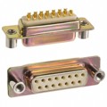 172-E15-201R031 - CONN D-SUB RCPT 15POS PNL MNT