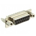 XM2F-1540-132L - CONN D-SUB RCPT 15POS VERT SLDR