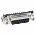 RDAD-15S-LNA(55) - CONN D-SUB RCPT 15POS R/A SLDR