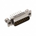 DAMV15PNF225 - CONN D-SUB PLUG 15P PNL MNT SLDR