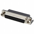 A-DF 25 A/KG-T2S - CONN D-SUB RCPT 25POS R/A SLDR