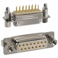 172-E15-213R911 - CONN D-SUB RCPT 15P PNL MNT SLDR