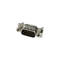 DE09-PT-1-BL-JS - CONN D-SUB PLUG 9POS VERT SLDR