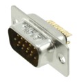 09561005604 - CONN D-SUB HD PLUG 15P SLDR CUP