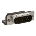 D15P13A4GX00LF - CONN D-SUB PLUG 15POS R/A SLDR