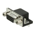 09561527613 - CONN D-SUB HD RCPT 15P R/A SLDR