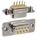 172-E09-213R011 - CONN D-SUB RCPT 9P PNL MNT SLDR