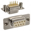 172-E09-213R021 - CONN D-SUB RCPT 9P PNL MNT SLDR
