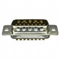L717DA15P - CONN D-SUB PLUG 15POS SLDR CUP