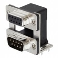 ASUB-277-09TP25 - CONN D-SUB PLUG/RCPT 9P R/A SLDR