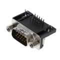 L717HDE15PD1CH4F - CONN D-SUB HD PLUG 15P R/A SLDR
