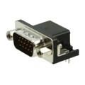 09561627813 - CONN D-SUB HD PLUG 15P R/A SLDR