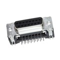 09662527611 - CONN D-SUB RCPT 15POS R/A SLDR