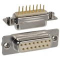 172-E15-213R011 - CONN D-SUB RCPT 15P PNL MNT SLDR