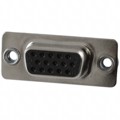 780-M15-213R011 - CONN D-SUB HD RCPT 15POS PNL MNT
