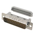 09663286700 - CONN D-SUB PLUG 25P PNL MNT IDC