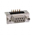 164A16929X - CONN D-SUB RCPT 9POS R/A SLDR