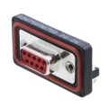 09675096758 - CONN D-SUB RCPT 9POS R/A SLDR