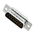 L717SDA15POL2C309 - CONN D-SUB PLUG 15POS VERT SLDR