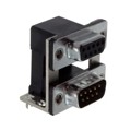 L17H2210120 - CONN D-SUB PLUG/RCPT 9P R/A SLDR