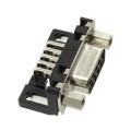 09661536613 - CONN D-SUB RCPT 9POS R/A SLDR
