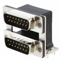 ASUB-277-15TP23 - CONN D-SUB PLUG 15POS R/A SLDR