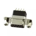DE09-SE-1-JS - CONN D-SUB RCPT 9POS VERT SLDR
