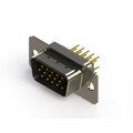 637-M15-230-BN1 - 637M SERIES VERTICAL D-SUB PLUG
