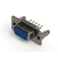 628-M09-221-LN5 - 628M SERIES VERTICAL D-SUB RECEP