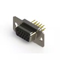 638-M15-230-BT1 - 638M SERIES VERTICAL D-SUB RECEP