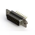 627-M15-220-BN2 - 627M SERIES VERTICAL D-SUB PLUG