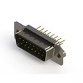 627-M15-220-GN2 - 627M SERIES VERTICAL D-SUB PLUG