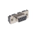 D09S24A6RX09LF - CONN D-SUB RCP 9P VERT SLD PASTE