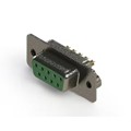 628-M09-222-GN2 - 628M SERIES VERTICAL D-SUB RECEP