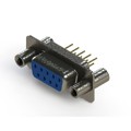 628-M09-221-LN4 - 628M SERIES VERTICAL D-SUB RECEP