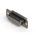 628-M15-222-WT1 - 628M SERIES VERTICAL D-SUB RECEP
