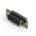 628-M15-222-BT1 - 628M SERIES VERTICAL D-SUB RECEP