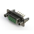628-M09-221-GN6 - 628M SERIES VERTICAL D-SUB RECEP