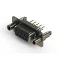 628-M09-221-BT6 - 628M SERIES VERTICAL D-SUB RECEP