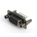 628-M09-221-BN6 - 628M SERIES VERTICAL D-SUB RECEP