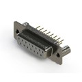 628-M15-221-WT3 - 628M SERIES VERTICAL D-SUB RECEP