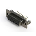 628-M15-221-BT3 - 628M SERIES VERTICAL D-SUB RECEP