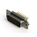 637-M26-230-BN2 - 637M SERIES VERTICAL D-SUB PLUG