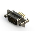 637-M15-230-BN4 - 637M SERIES VERTICAL D-SUB PLUG