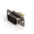 637-M15-330-BT1 - 637M SERIES VERTICAL D-SUB PLUG